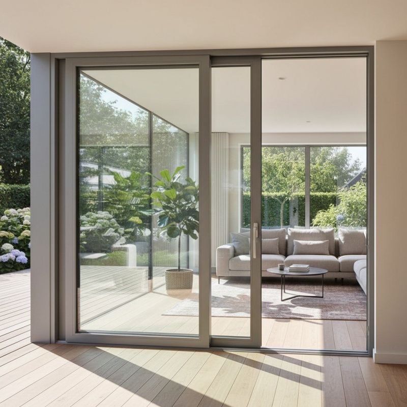 Wood Sliding Door Installation in Overland Park, KS